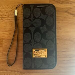 Brand New Coach phone case wallet
